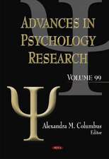 Advances in Psychology Research