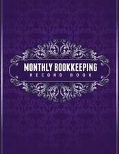 Monthly Bookkeeping Record Book