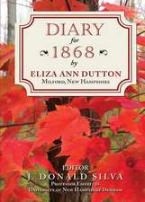 Diary for 1868 by Eliza Ann Dutton, Milford, New Hampshire