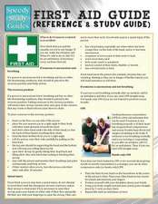 First Aid Guide (Reference & Study Guide) (Speedy Study Guide)