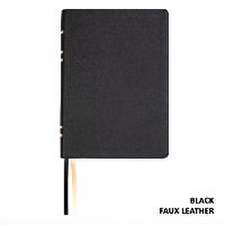 Lsb Giant Print Reference Edition, Paste-Down Black Faux Leather Indexed