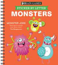 Sticker by Letter: Monsters