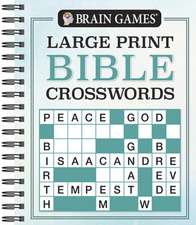 Brain Games - Large Print Bible Crosswords