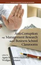 Anti-Corruption in Management Research and Business School Classrooms