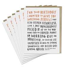 6-Pack Emily McDowell & Friends Awkward Birthday Card