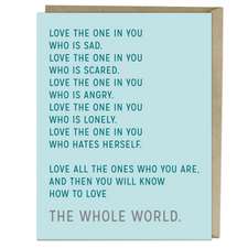 6-Pack Elizabeth Gilbert for Em & Friends Love The One in You Card