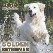 Golden Retriever 2019 Mini Wall Calendar (UK Edition)