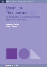 Quantum Thermodynamics