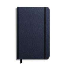 Shinola Journal, HardLinen, Grid, Navy (5.25x8.25)