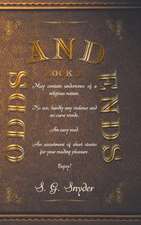 Odds and Ends