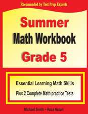 Summer Math Workbook Grade 5