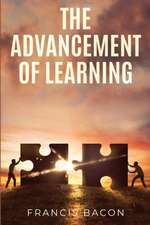 The Advancement of Learning