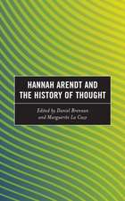 Hannah Arendt and the History of Thought