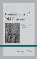 Dini, P: Foundations of Old Prussian