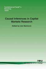 Causal Inferences in Capital Markets Research