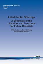 Lowry, M: Initial Public Offerings