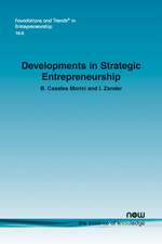 Developments in Strategic Entrepreneurship