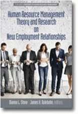 Human Resource Management Theory and Research on New Employment Relationships(HC)