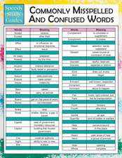 Commonly Misspelled and Confused Words (Speedy Study Guides): Math 9th Grade (Speedy Study Guides)