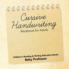 Cursive Handwriting Workbook for Adults