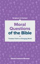 Moral Questions of the Bible