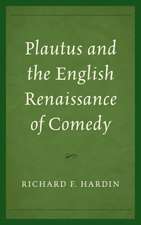 PLAUTUS AMP THE ENGLISH RENAISSAPB