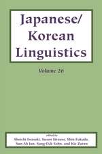 Japanese/Korean Linguistics, Volume 26