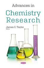 Advances in Chemistry Research: Volume 72