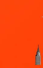 Michaelhuhn: NYC Chrysler building bright orange grid style