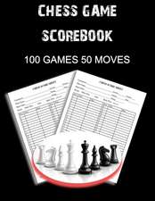 Chess Game Scorebook