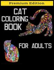 Cat Coloring Book for Adults