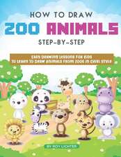 How to Draw Zoo Animals Step-By-Step: Easy Drawing Lessons for Kids to Learn to Draw Animals from Zoos in Chibi Style