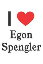 I Love Egon Spengler: Egon Spengler Designer Notebook