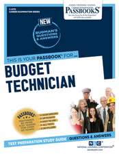 Budget Technician (C-2170): Passbooks Study Guide Volume 2170