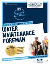 National Learning Corporation: Water Maintenance Foreman (C-