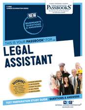 Legal Assistant (C-2980): Passbooks Study Guide Volume 2980