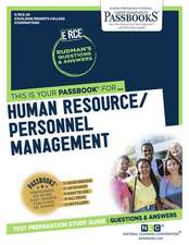 Human Resource/Personnel Management (Rce-20): Passbooks Study Guide Volume 20