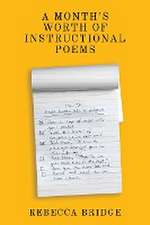 A Month's Worth of Instructional Poems