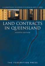 Christensen, S: Land Contracts in Queensland