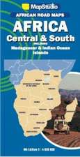 African road maps Africa Central & South