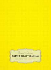 Large 8.5 x 11 Dotted Bullet Journal (Yellow #6) Hardcover - 245 Numbered Pages