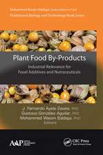 Plant Food By-Products: Industrial Relevance for Food Additives and Nutraceuticals