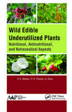 Wild Edible Underutilized Plants: Nutritional, Antinutritional, and Nutraceutical Aspects