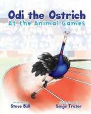 Odi the Ostrich at the Animal Games