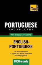 Portuguese Vocabulary for English Speakers - 7000 Words: Organization, Finance and Capital Markets