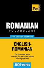 Romanian Vocabulary for English Speakers - 3000 Words: Transcription - IPA