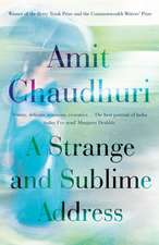 Chaudhuri, A: A Strange and Sublime Address