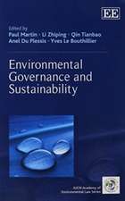 Environmental Governance and Sustainability