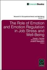 The Role of Emotion and Emotion Regulation in Job Stress and Well Being