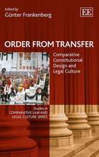 Order from Transfer – Comparative Constitutional Design and Legal Culture